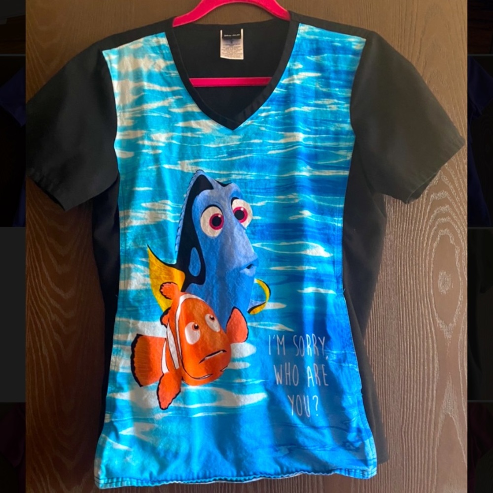Finding Nemo Disney scrub top